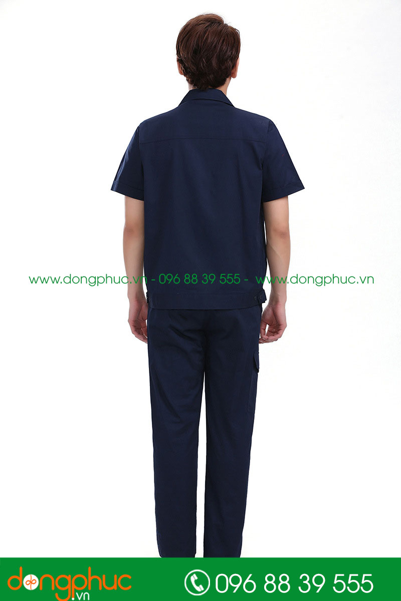 Mẫu bảo hộ cộc tay màu tím than